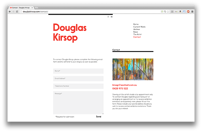 Douglas Kirsop Website by Hello Imaginarium & Layton Creative